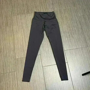 Onzie Black High Rise Yoga Stretch Skinny Leg Pull On Leggings Size S/M